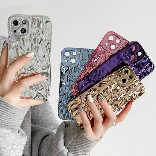 Pleated Foil Compatible with iPhone Case