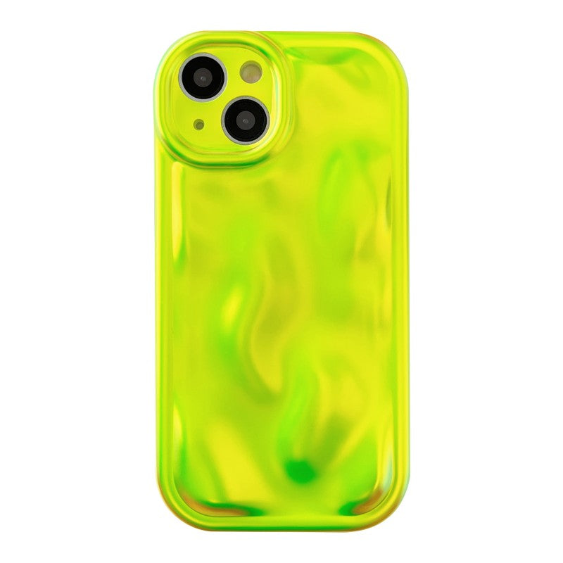 Fluorescence Light Color Water Ripple Wave Pattern Compatible with iPhone Case