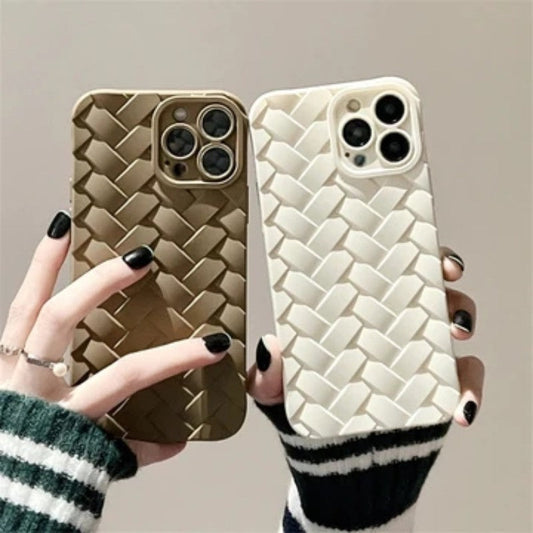 3D Weaving Lattice Pattern Compatible with iPhone Case