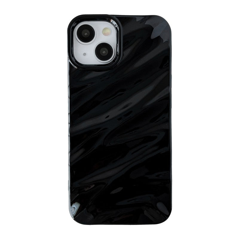 3D Water Ripple Wave Pattern Soft Compatible with iPhone Case