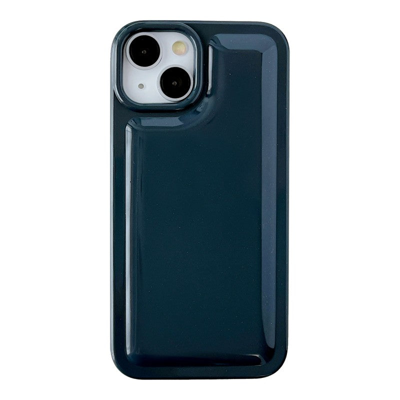 Solid Color Padded Compatible with iPhone Case