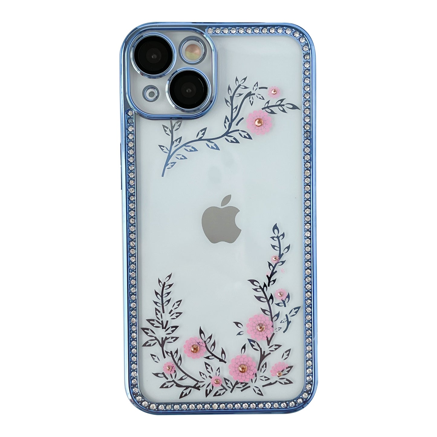 Glitter Bling Sparkling Diamond Flower Floral Compatible with iPhone Case