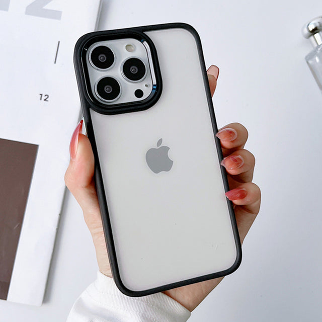 Metal Camera Clear Compatible with iPhone Case