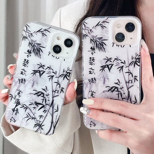 Chinese Bamboo Pattern Compatible with iPhone Case