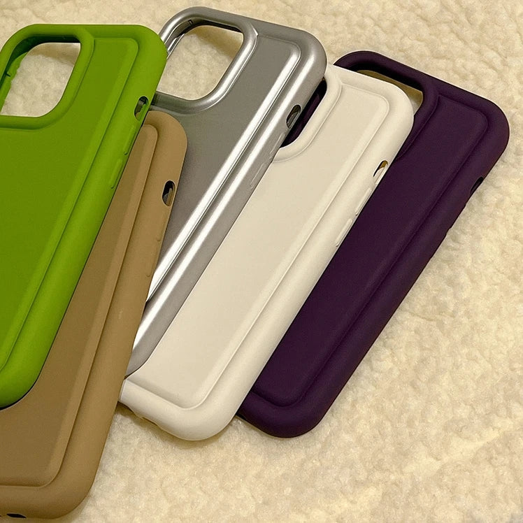 Matte TPU Bread Pattern Silicone Compatible with iPhone Case