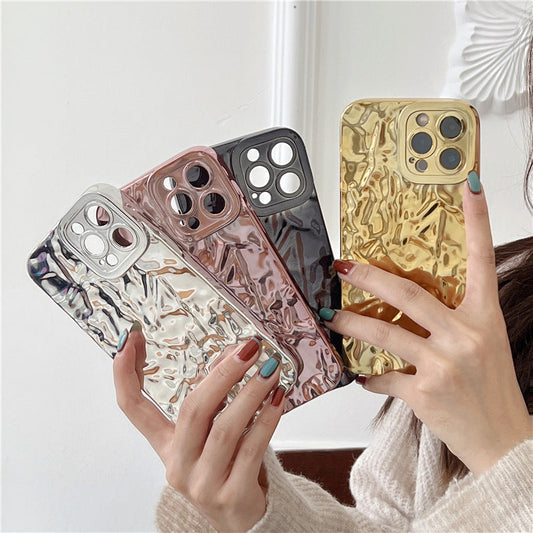 Foil 3D Pleat Compatible with iPhone Case