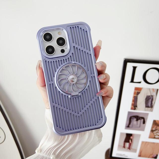 Fan Fold Stand Holder Heat Dissipation Mesh Compatible with iPhone Case