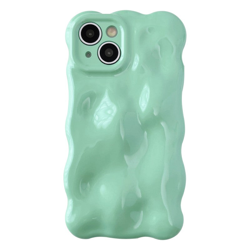 Water Ripple Wave Pattern Candy Color iPhone Case