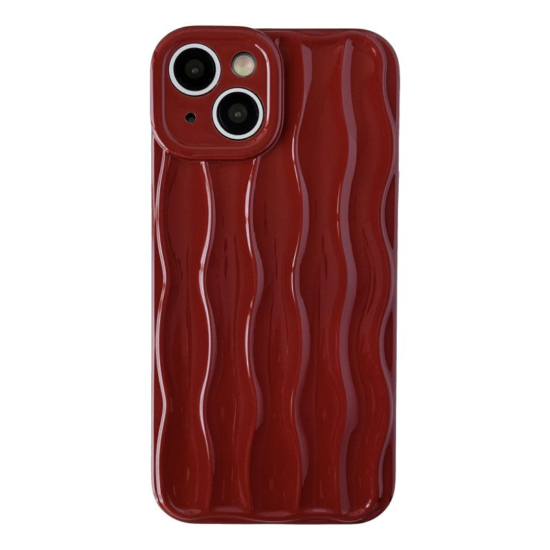 Water Ripple Wave Pattern Silicone Soft Compatible with iPhone Case