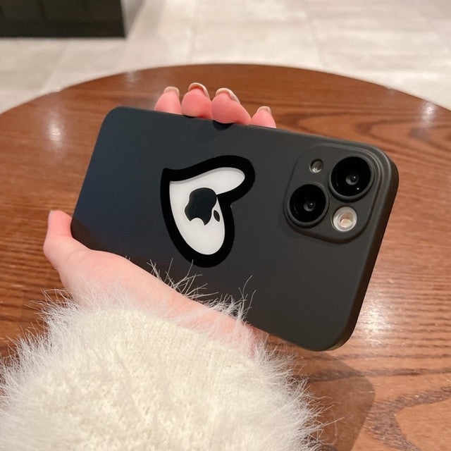 Luxury Love Heart Logo View Compatible with iPhone Case