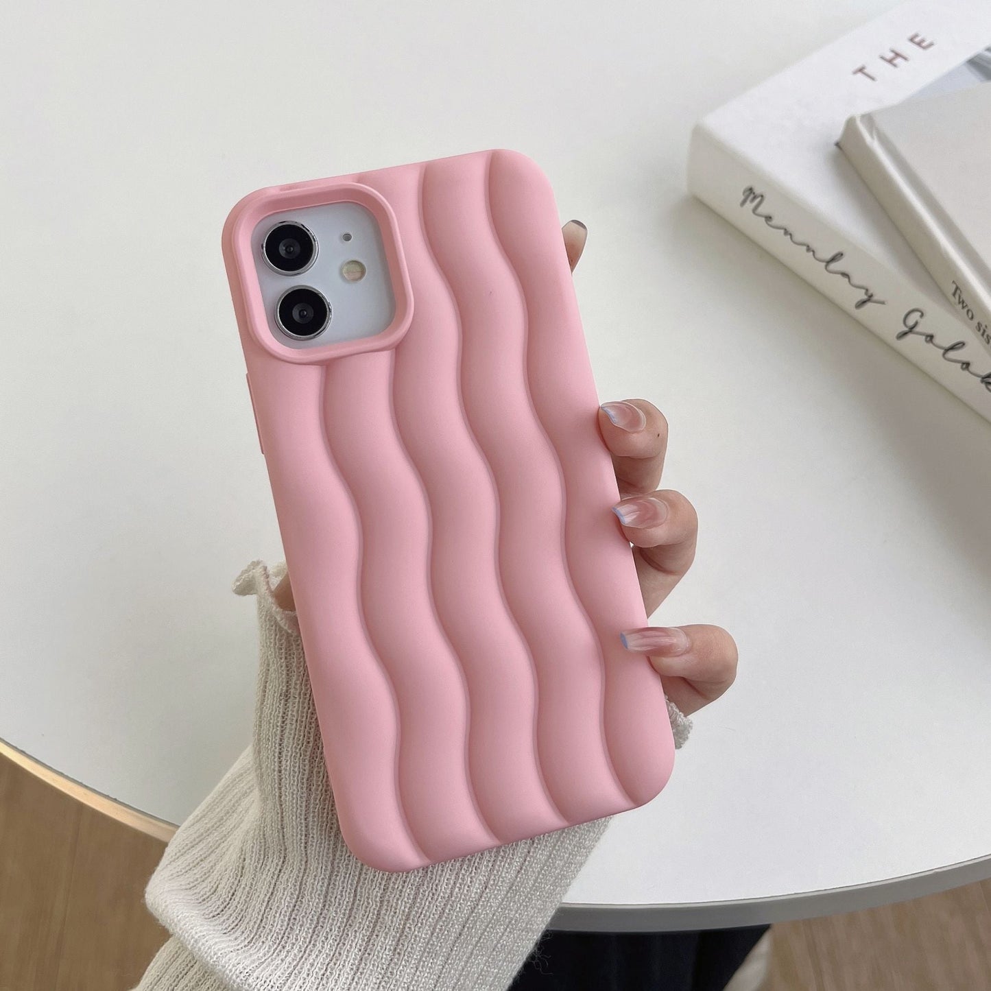 3D Water Ripple Wave Pattern Shockproof Compatible with iPhone Case