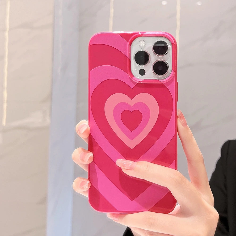 Sweet Love Heart Compatible with iPhone Case