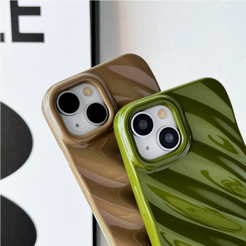 3D Water Ripple Wave Pattern Compatible with iPhone Case