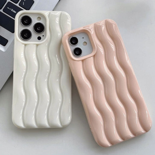 3D Water Ripple Wave Pattern Shockproof Compatible with iPhone Case