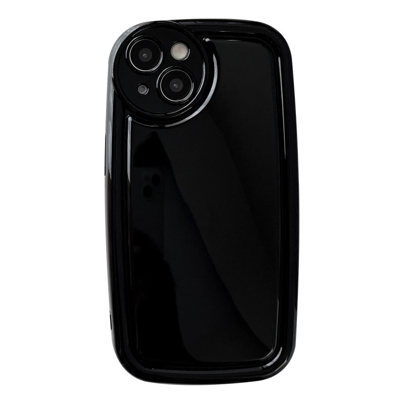 Oval Shape Round Camera Clear Compatible with iPhone Case