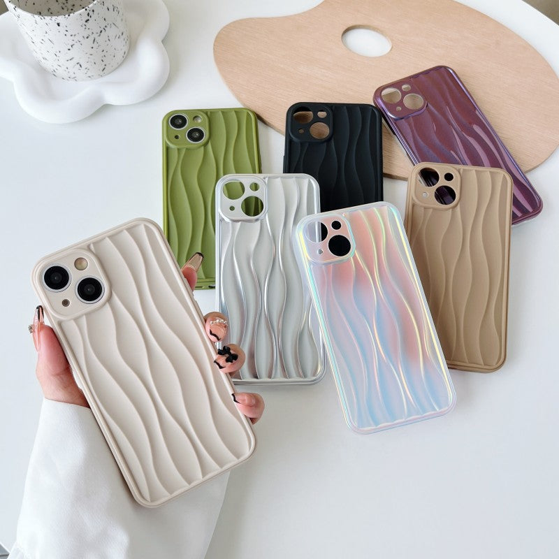 3D Water Ripple Wave Pattern Compatible with iPhone Case