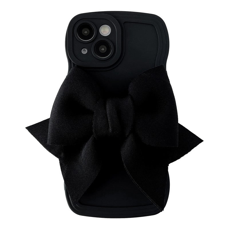 Beautiful Bowknot Wave Frame Compatible with iPhone Case