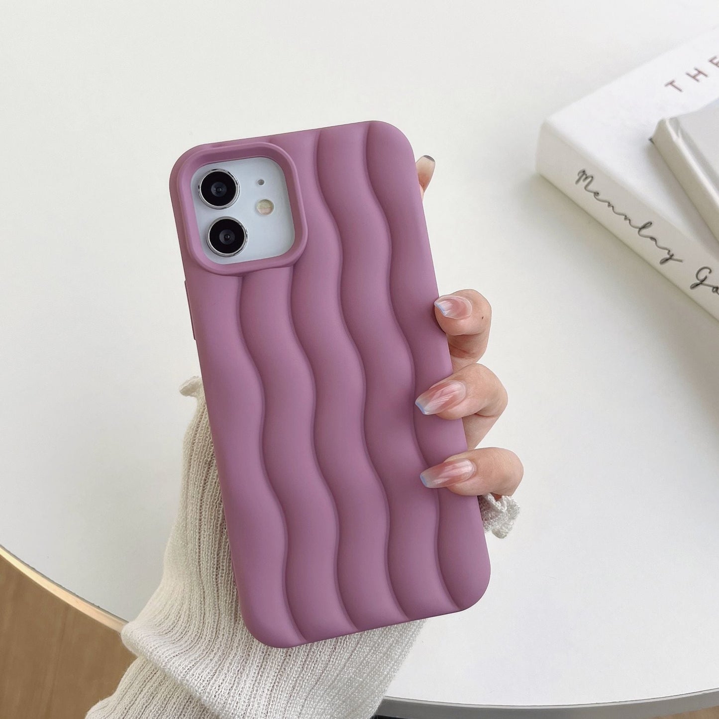 3D Water Ripple Wave Pattern Shockproof Compatible with iPhone Case