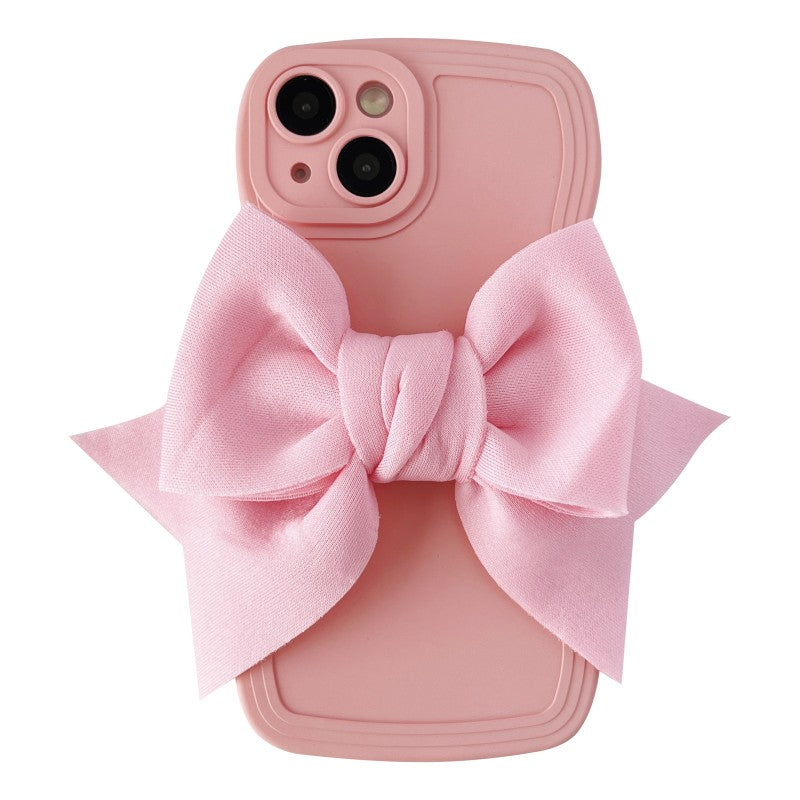 Beautiful Bowknot Wave Frame Compatible with iPhone Case