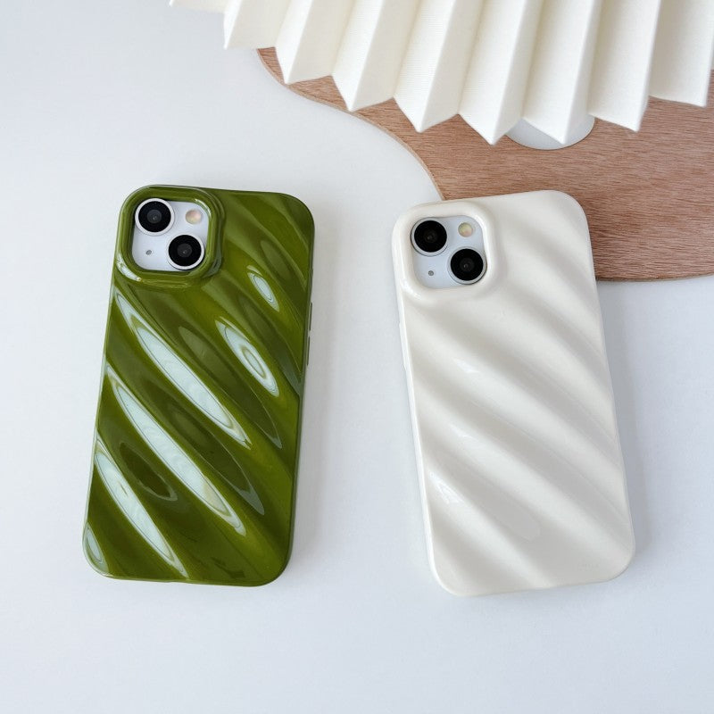 3D Water Ripple Wave Pattern Compatible with iPhone Case