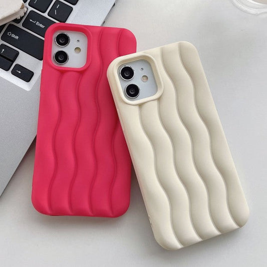 3D Water Ripple Wave Pattern Shockproof Compatible with iPhone Case