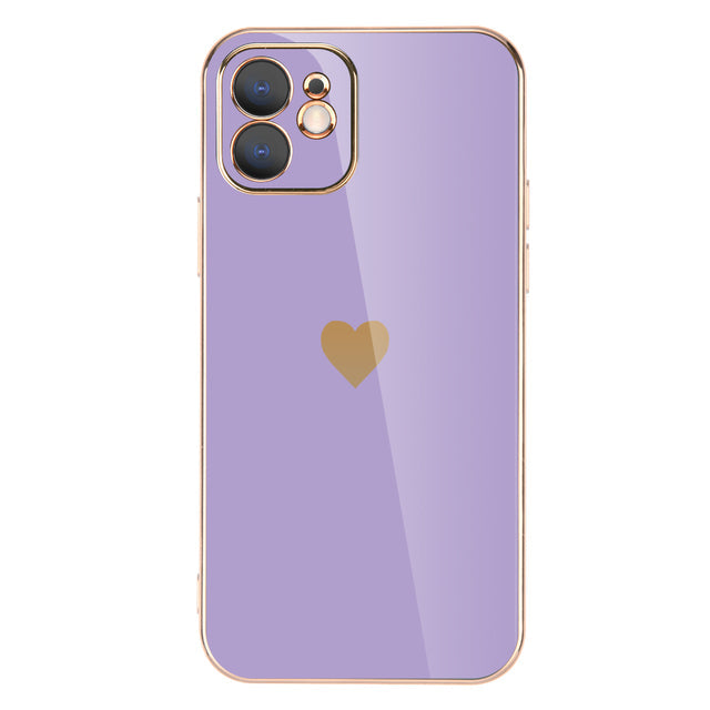 Solid Plating Compatible with iPhone Case