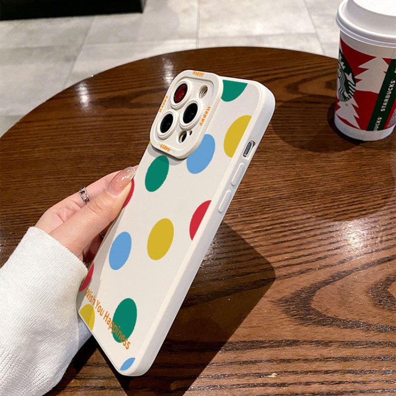 Cute Colorful Dot Compatible with iPhone Case