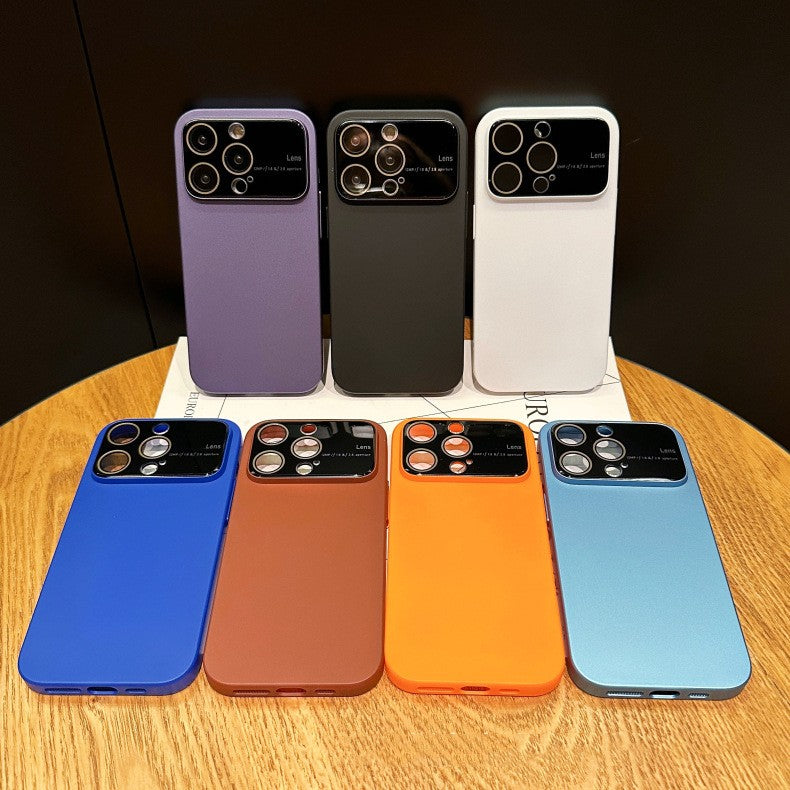 Metal Color Camera Protection Compatible with iPhone Case