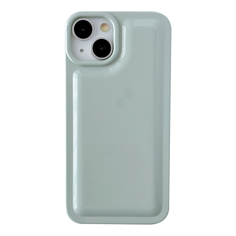 Solid Color Padded Compatible with iPhone Case