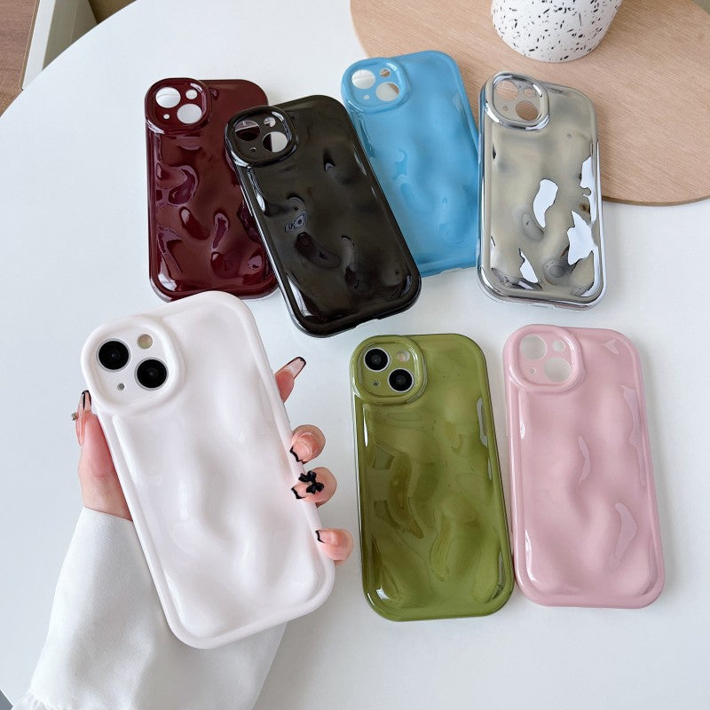 3D Water Ripple Wave Pattern Compatible with iPhone Case