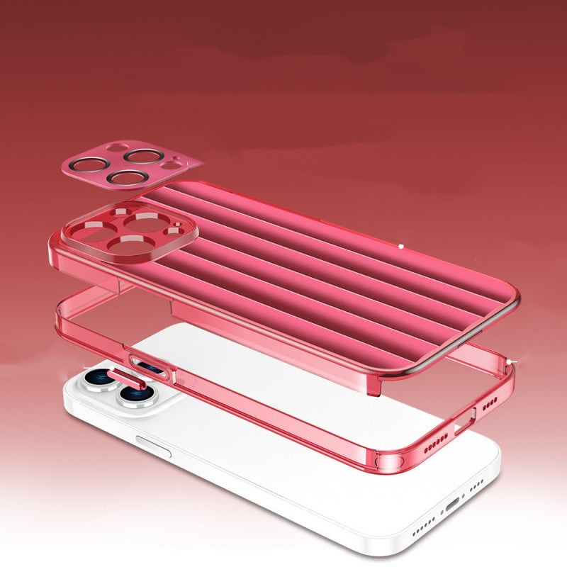 3D Strip Clear Compatible with iPhone Case