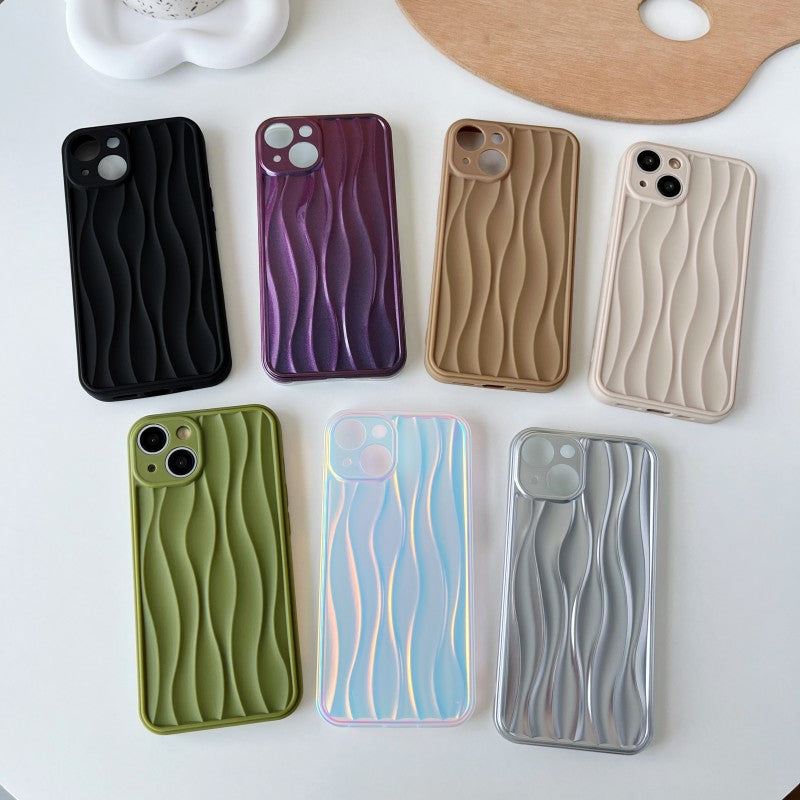 3D Water Ripple Wave Pattern Compatible with iPhone Case