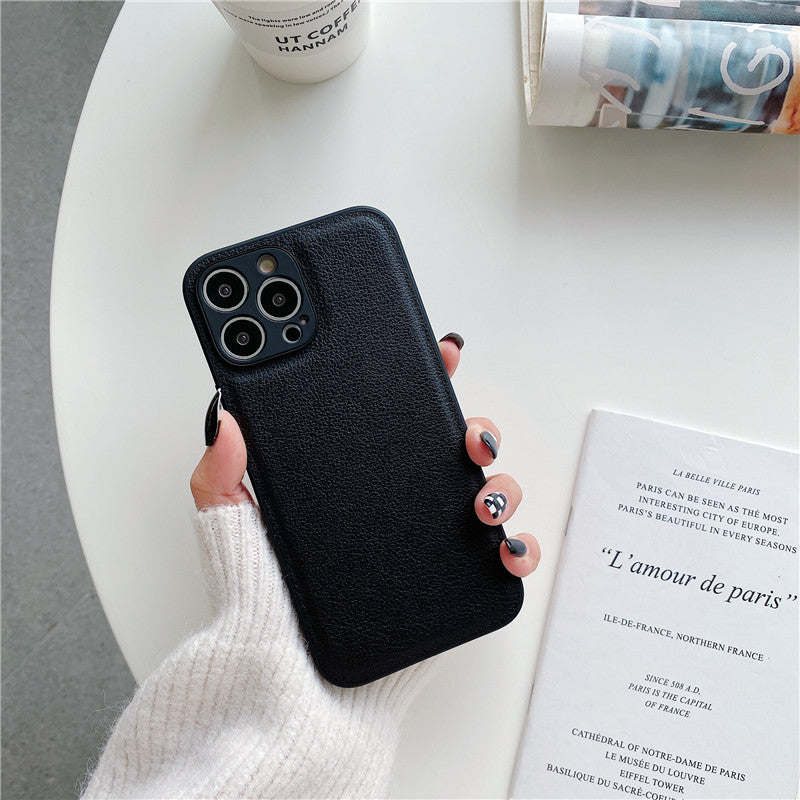 Leather Texture Shockproof Compatible with iPhone Case