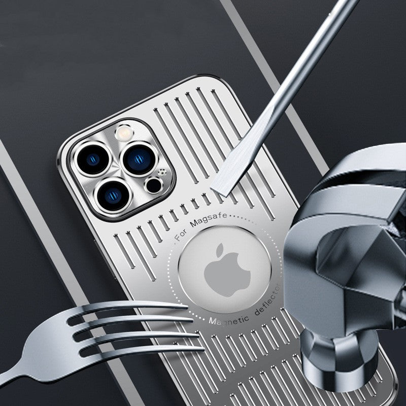 Heat Dissipation Metal Compatible with iPhone Case