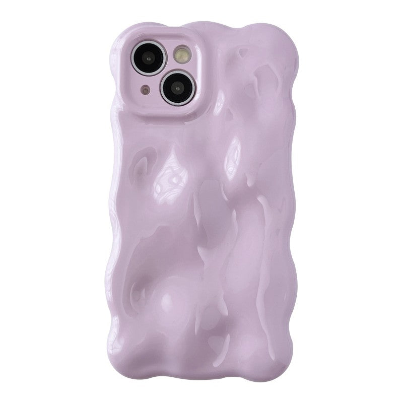 Water Ripple Wave Pattern Candy Color iPhone Case