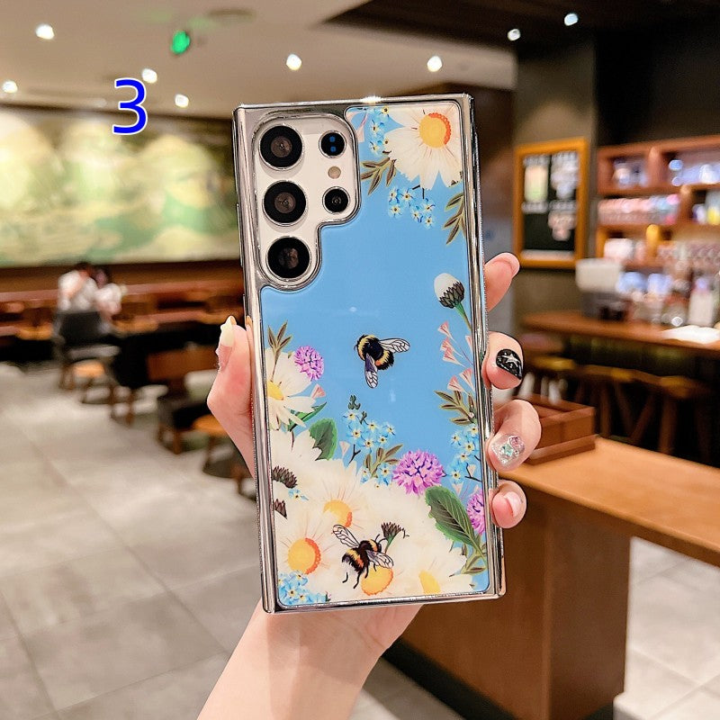 Flower Floral Butterfly Compatible with Samsung Case