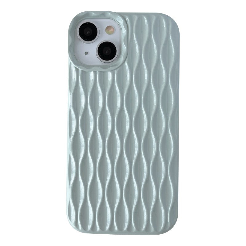 3D Wave Fold Pattern Compatible with iPhone Case