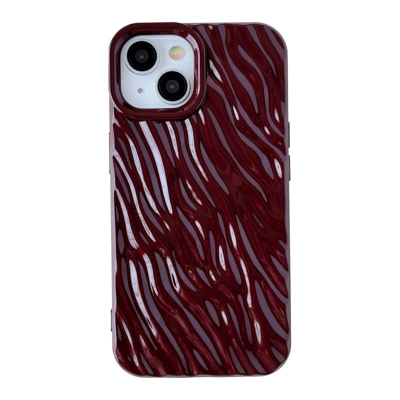 3D Water Ripple Wave Pattern Compatible with iPhone Case